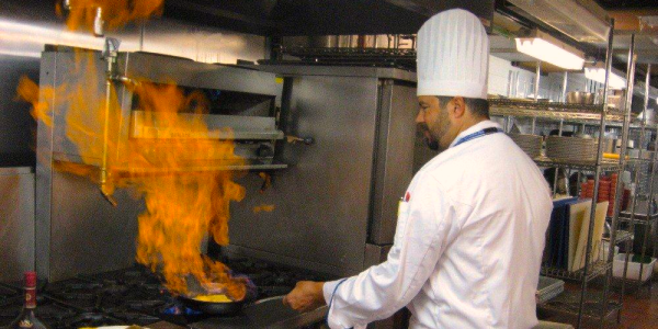 A fiery moment with Chef Greg